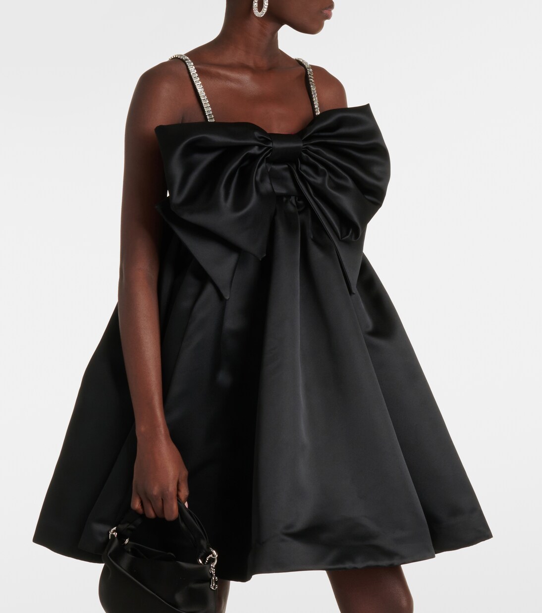 Robe en satin à ornements | Nina Ricci