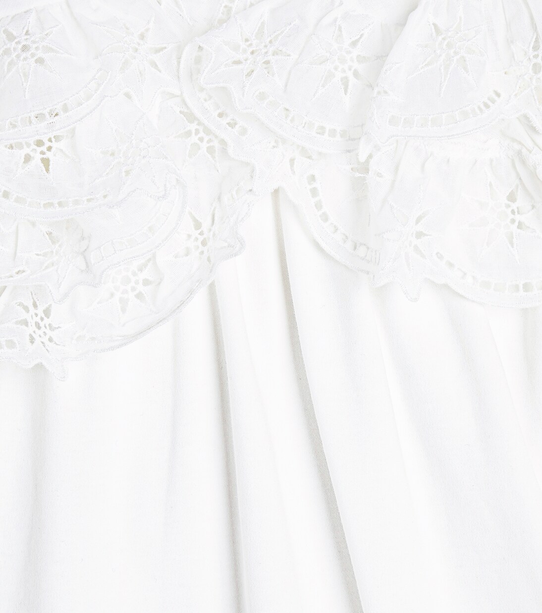 Ruffled cotton dress | Chloé Kids