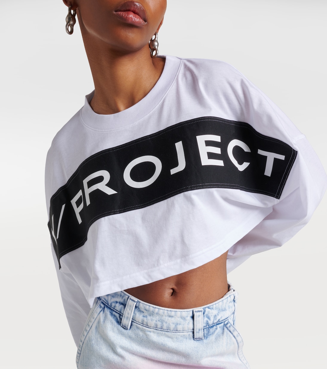 Cropped-Top aus Baumwoll-Jersey | Y/Project
