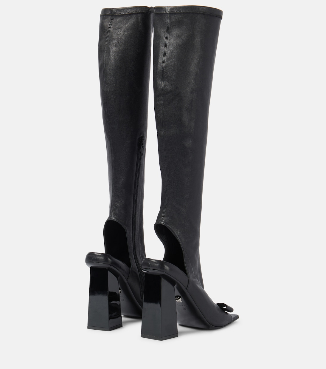 Botas altas Gianni Ribbon de piel | Versace