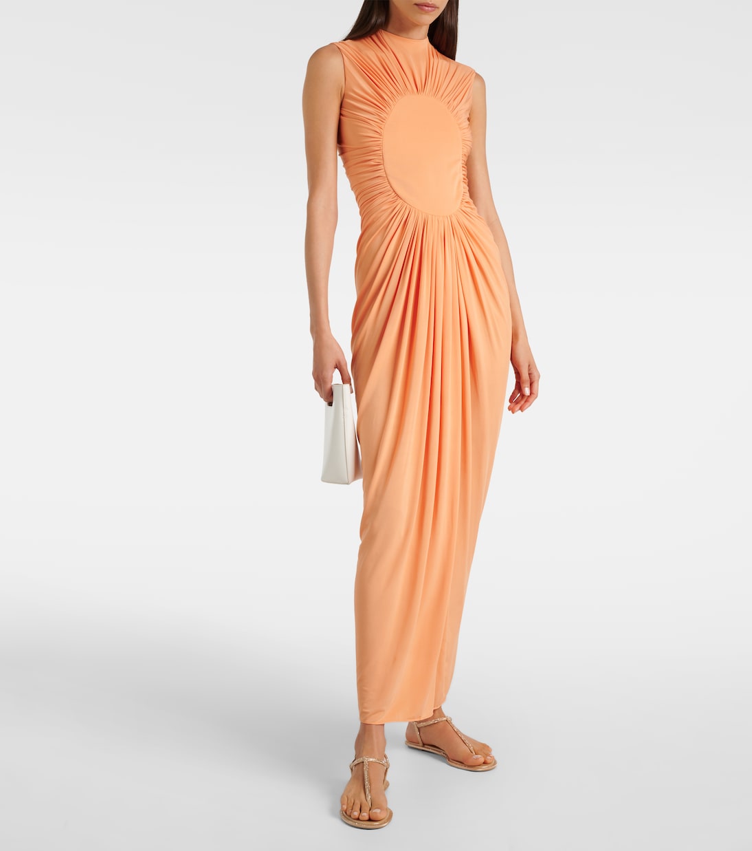 Sandali infradito Diana in raso e pelle | Rene Caovilla