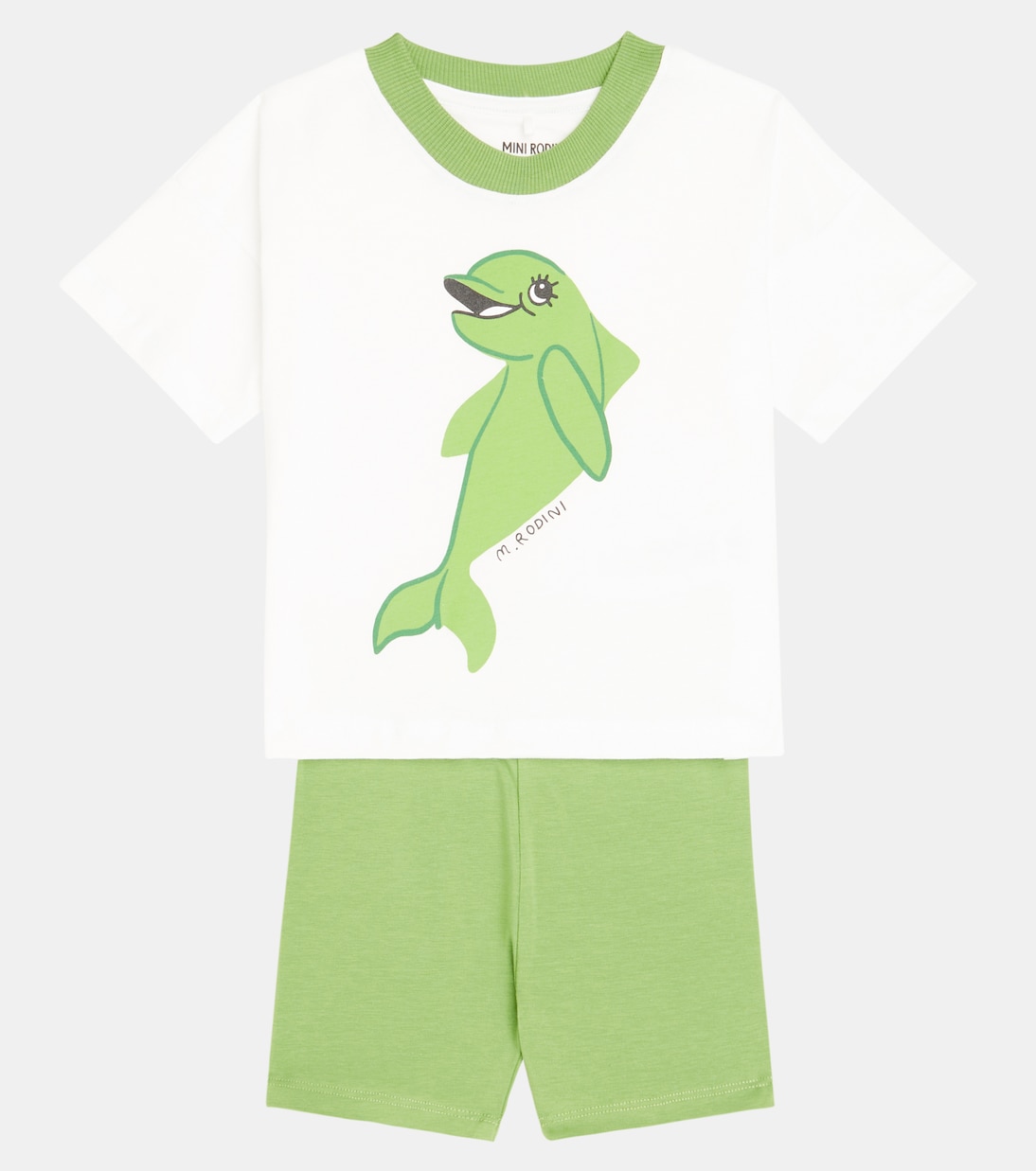 Bébé – Set t-shirt et short Dolphin | Mini Rodini