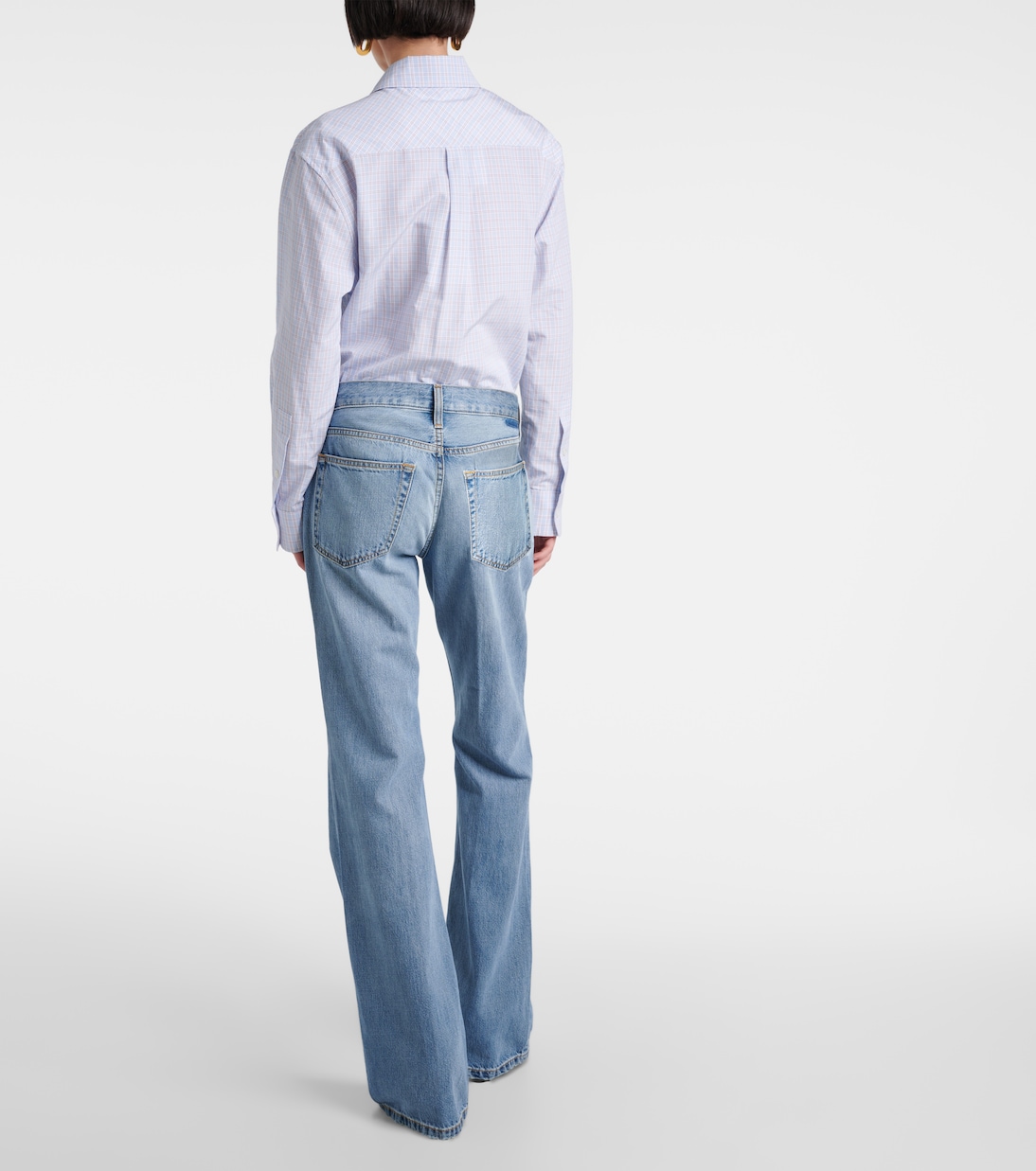 Jeans anchos Loose Boot de tiro medio | Re/Done