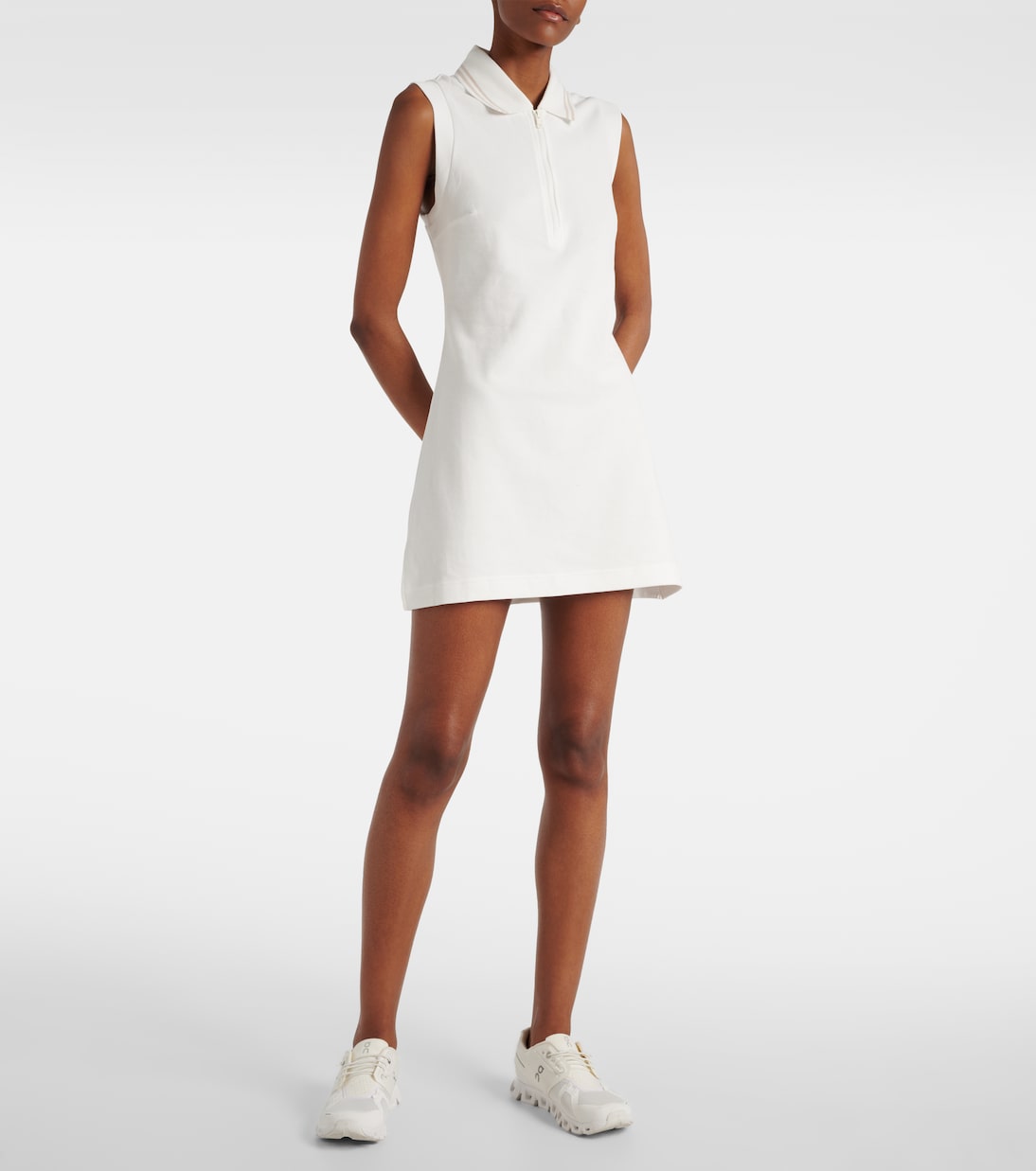 Pasadena Palma cotton piqué tennis dress | The Upside