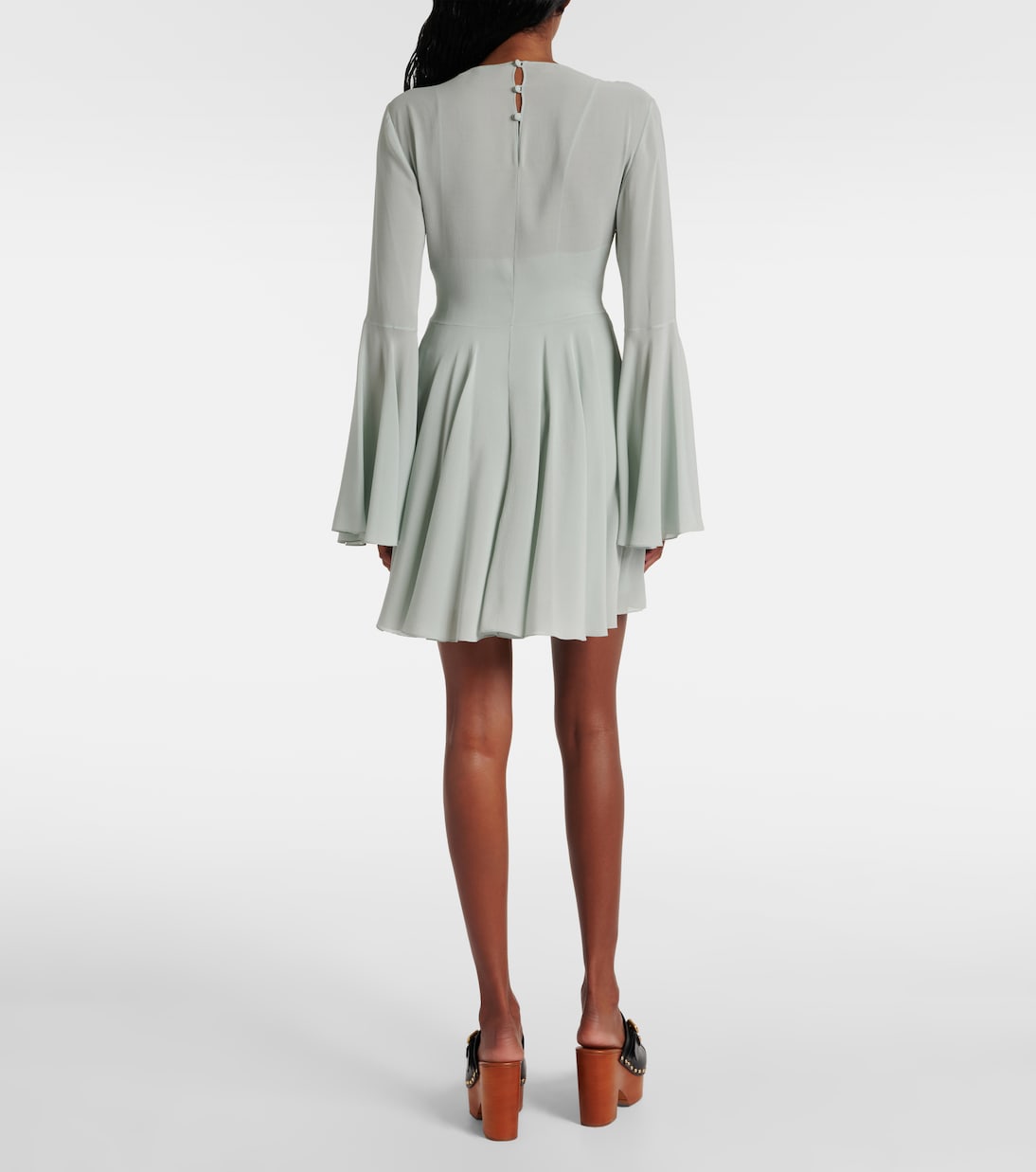 Silk chiffon minidress | Chloé