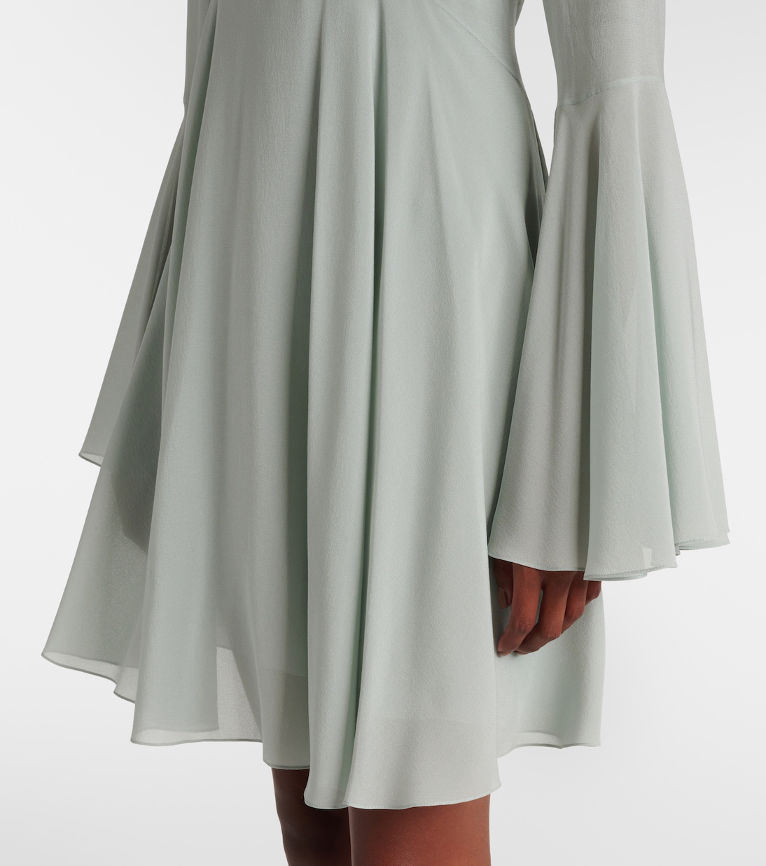 Silk chiffon minidress | Chloé