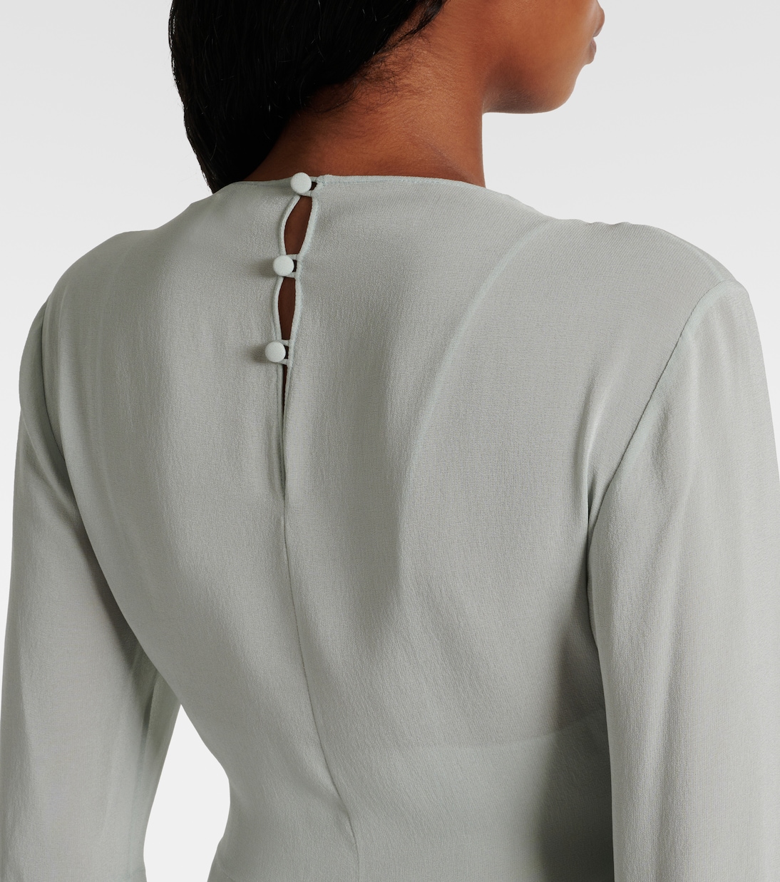 Silk chiffon minidress | Chloé