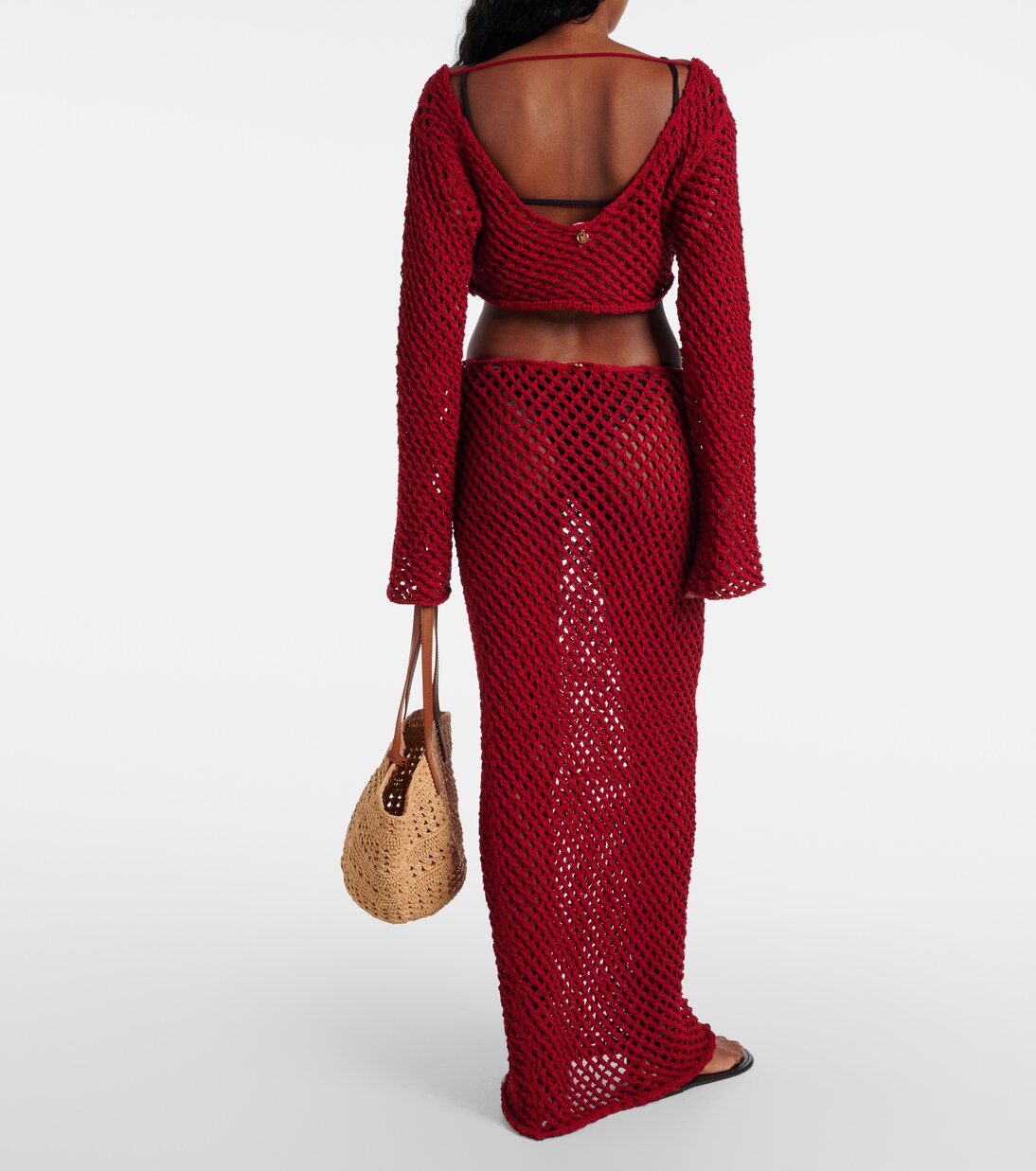 Crop top Magen de mezcla de algodón | Bananhot