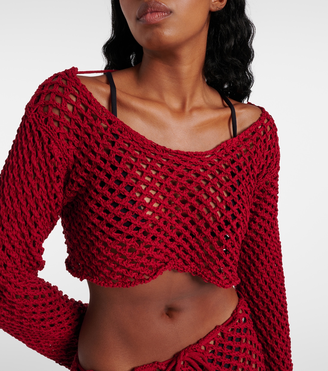 Crop top Magen de mezcla de algodón | Bananhot