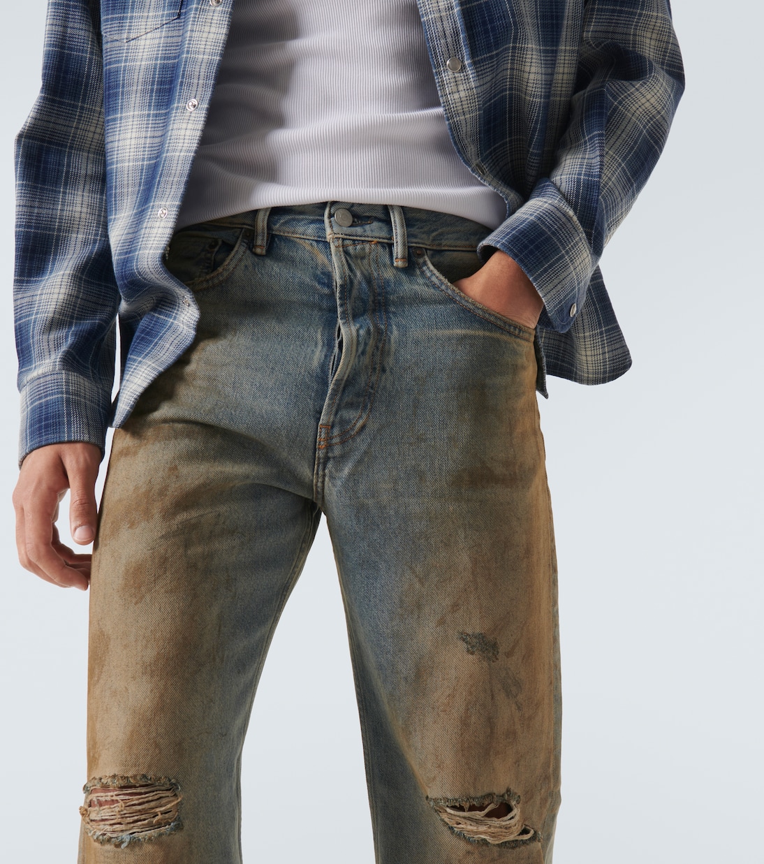 Jeans anchos 2021M desgastados | Acne Studios