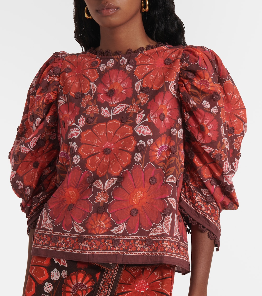 Top Gigi Tapestry aus Baumwolle | Farm Rio