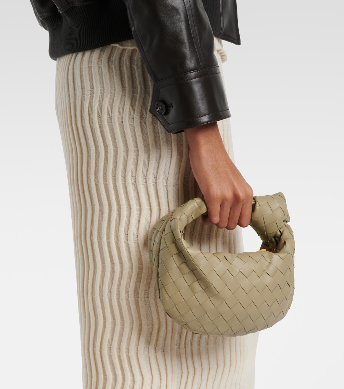 Sac Jodie Mini Intrecciato en cuir | Bottega Veneta