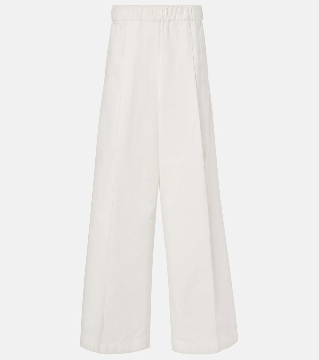 Pantalon ample à taille haute en coton | Dries Van Noten