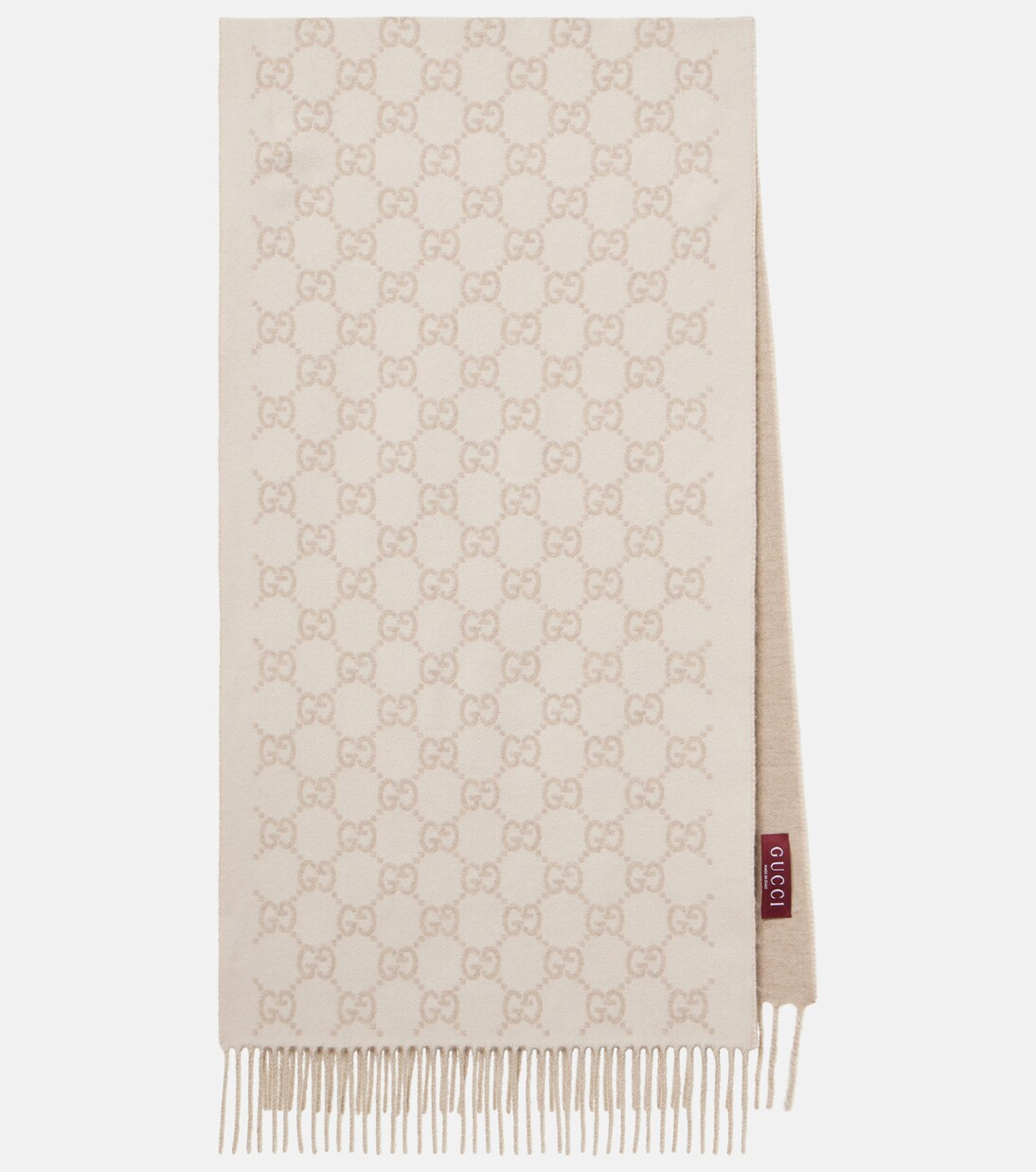 GG fringed cashmere scarf | Gucci