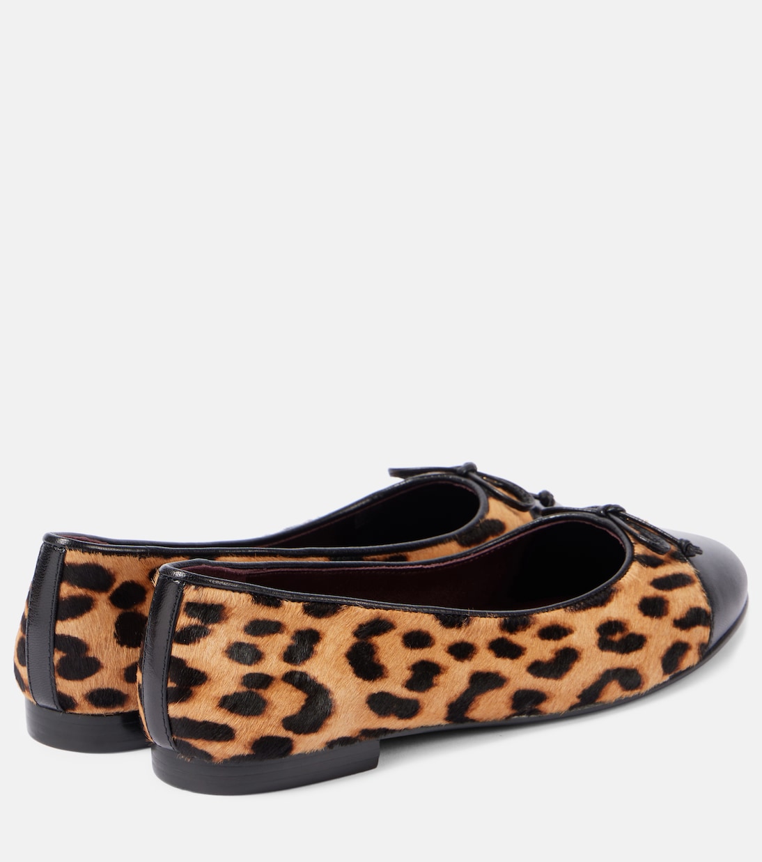 Leopard-print calf hair and leather ballet flats | Tory Burch