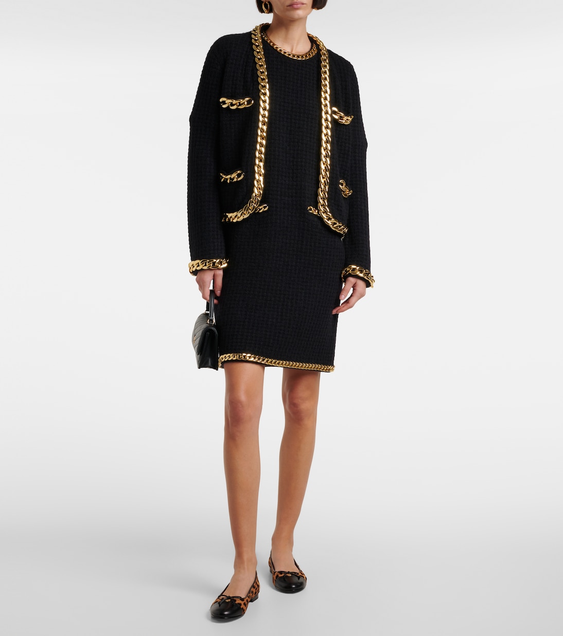 Leopard-print calf hair and leather ballet flats | Tory Burch