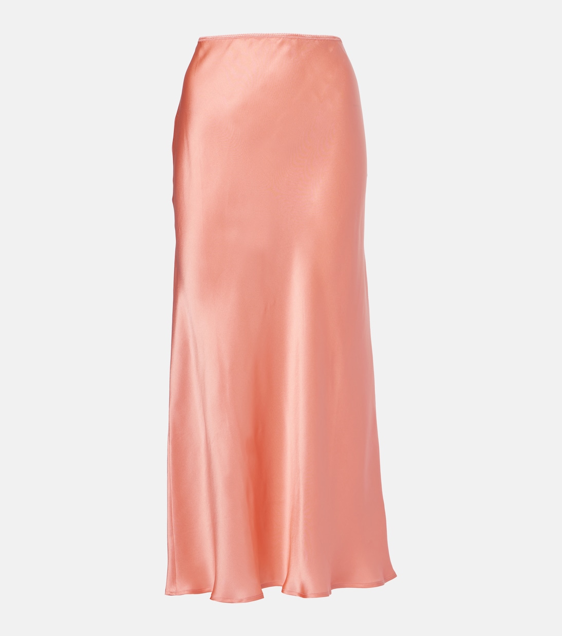 Ardith silk satin midi skirt | Rixo