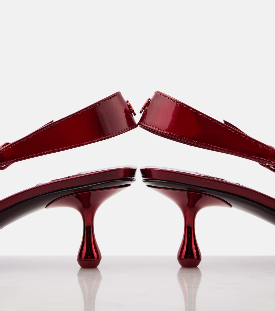 Amel 50 patent leather slingback pumps | Jimmy Choo