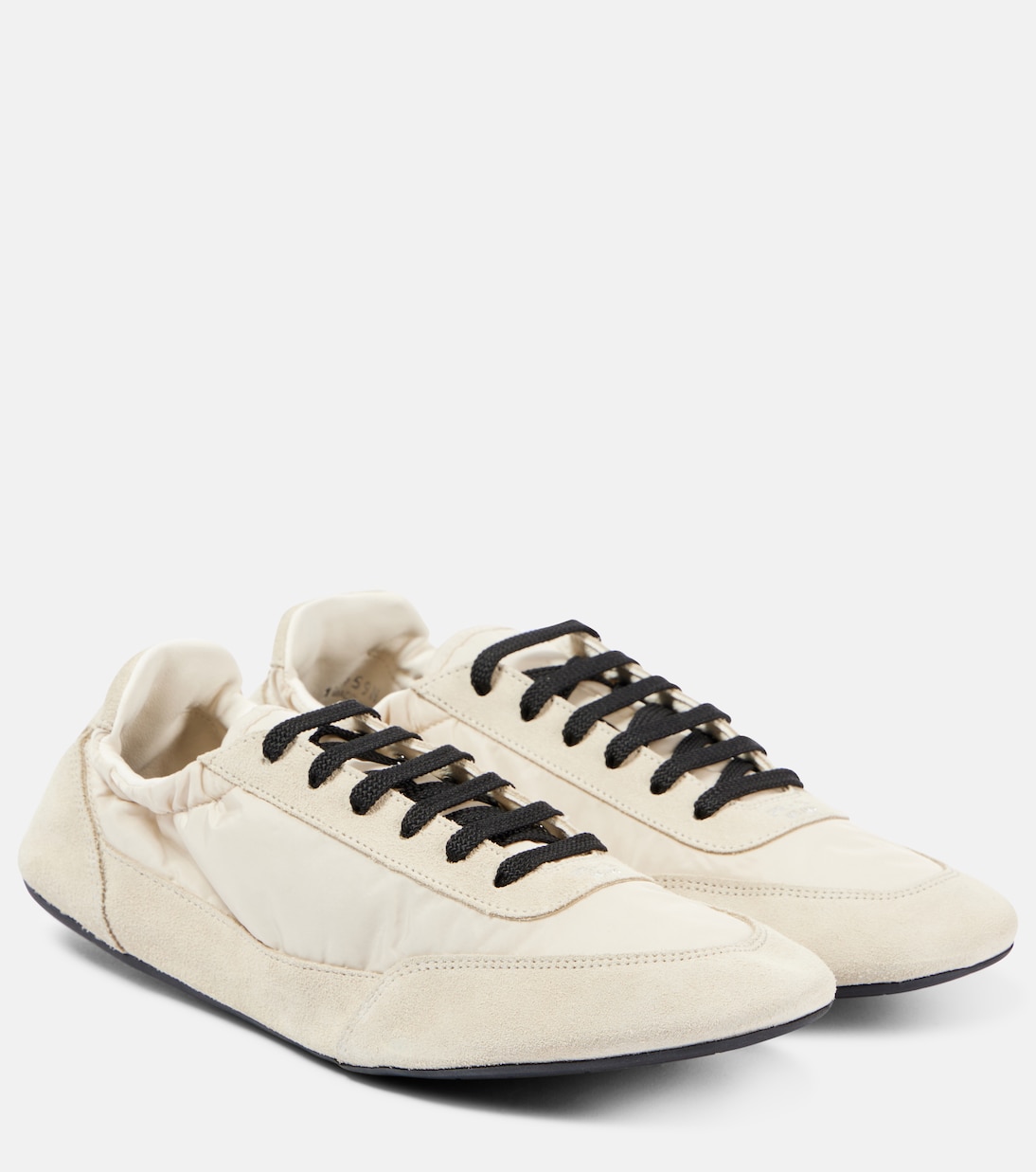 Collapse Re-Nylon suede-trimmed sneakers | Prada