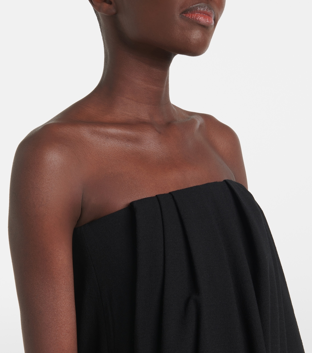 Robe bustier en laine mélangée | JW Anderson