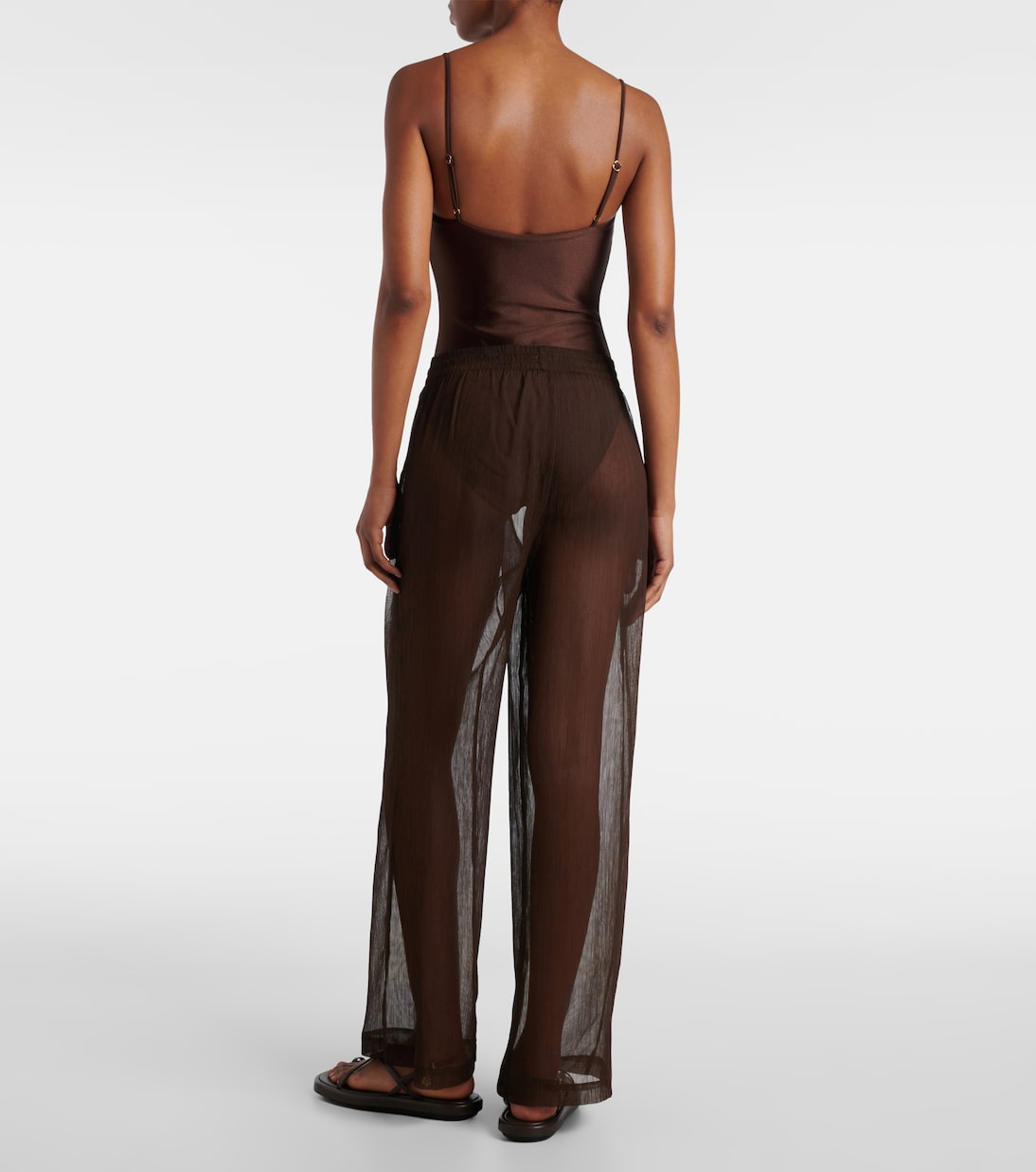 Pantalon droit Mika à taille haute | Jade Swim