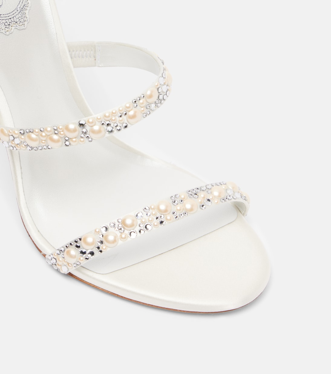Cleo 105 embellished satin sandals | Rene Caovilla