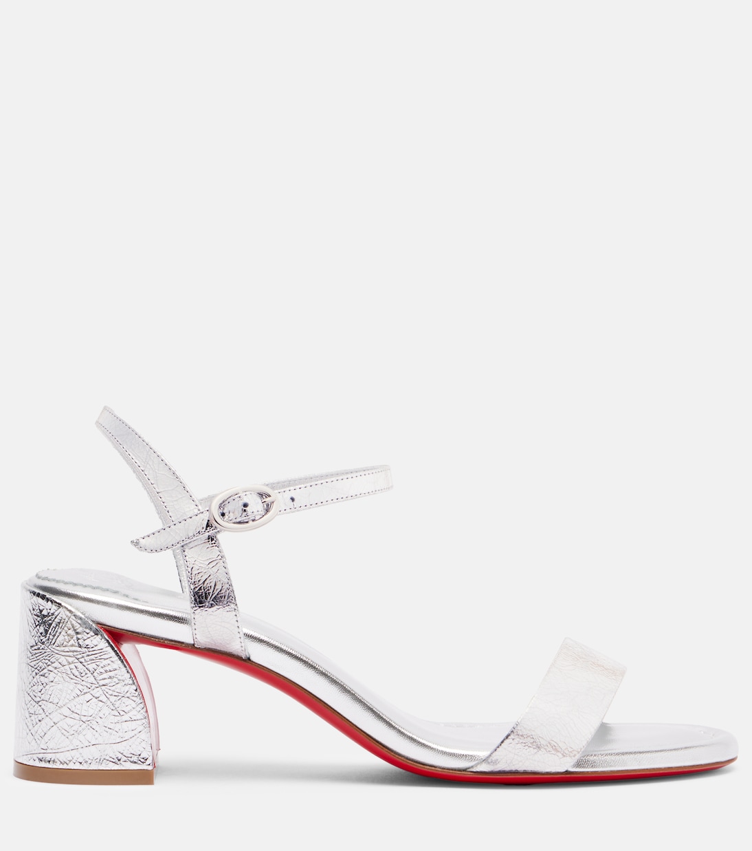 Sandali Miss Jane 55 in pelle metallizzata | Christian Louboutin
