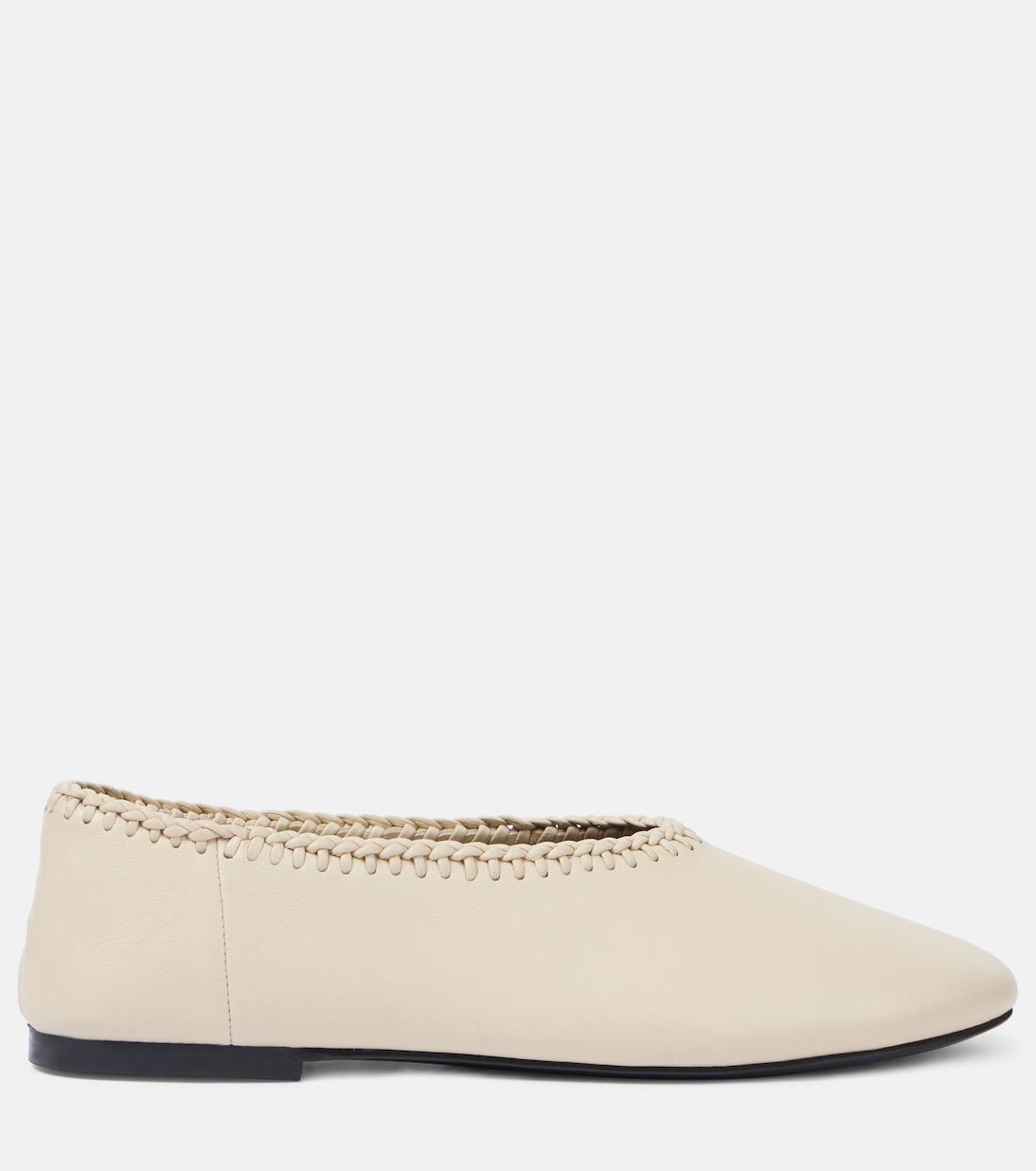 Park embroidered leather ballet flats | A.Emery