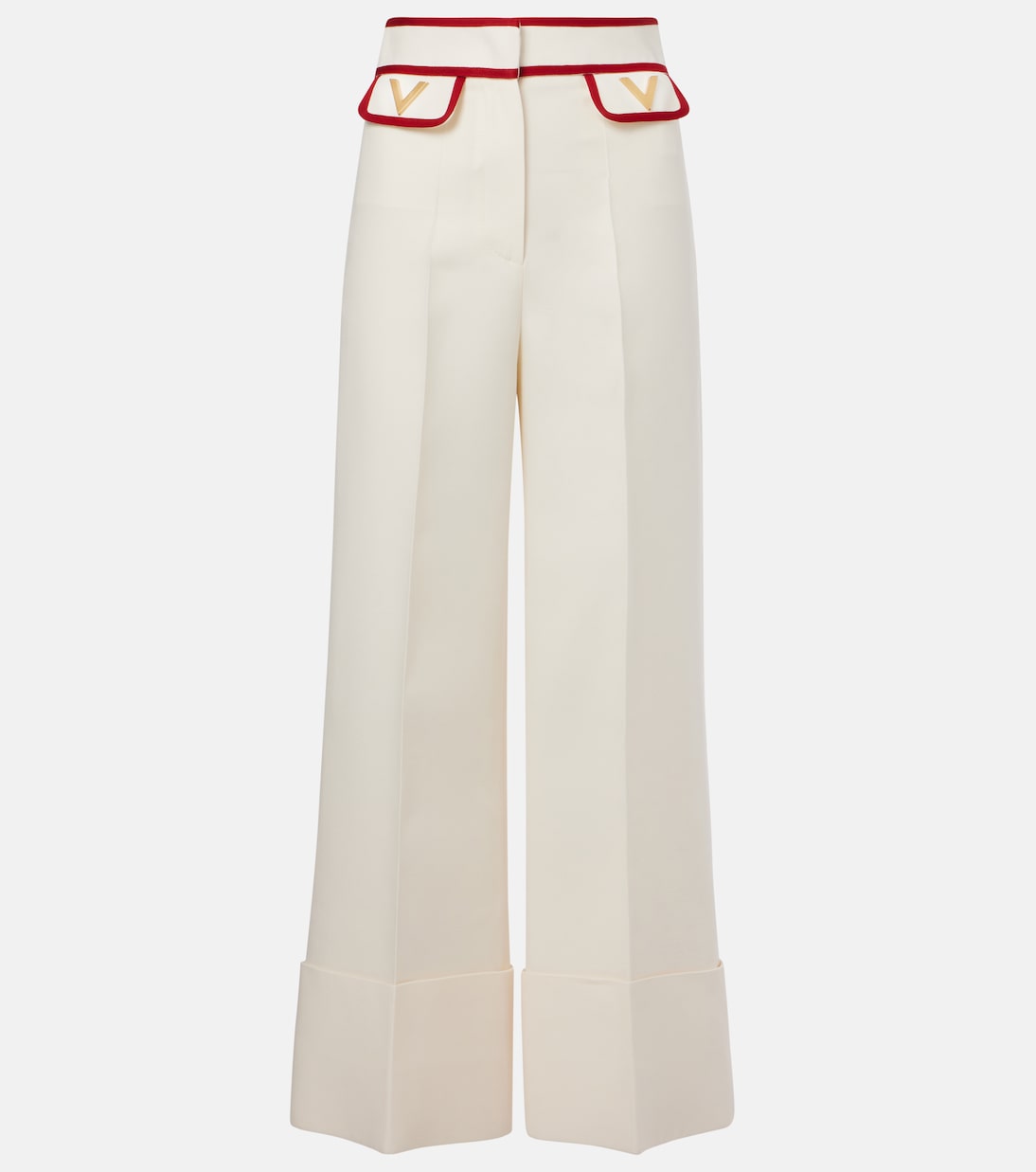 Pantalon ample en Crêpe Couture | Valentino