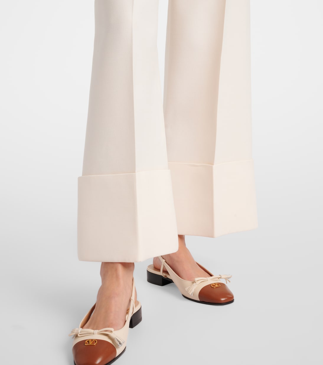 Pantalon ample en Crêpe Couture | Valentino