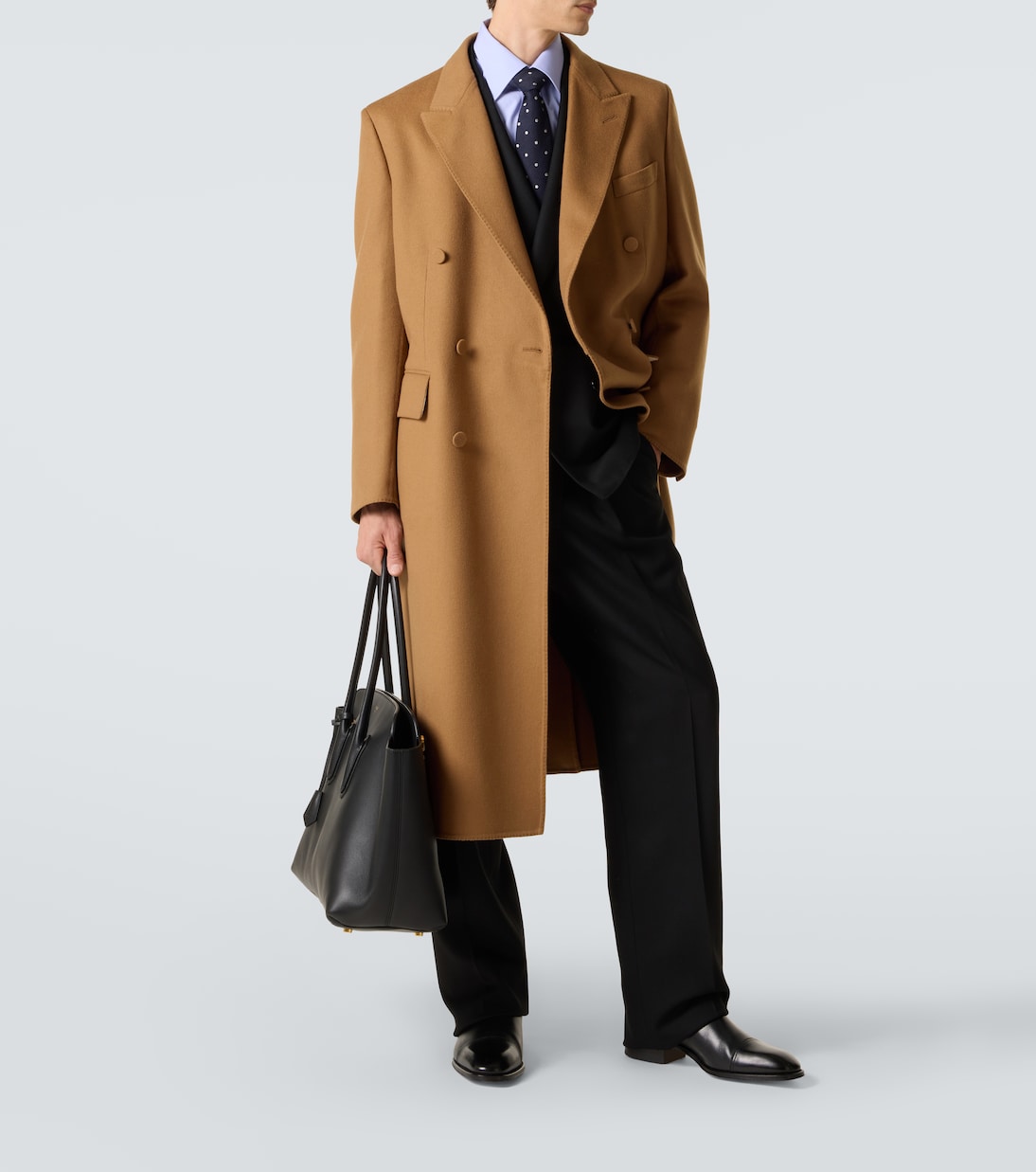 Double-breasted wool and cashmere coat | Tom Ford