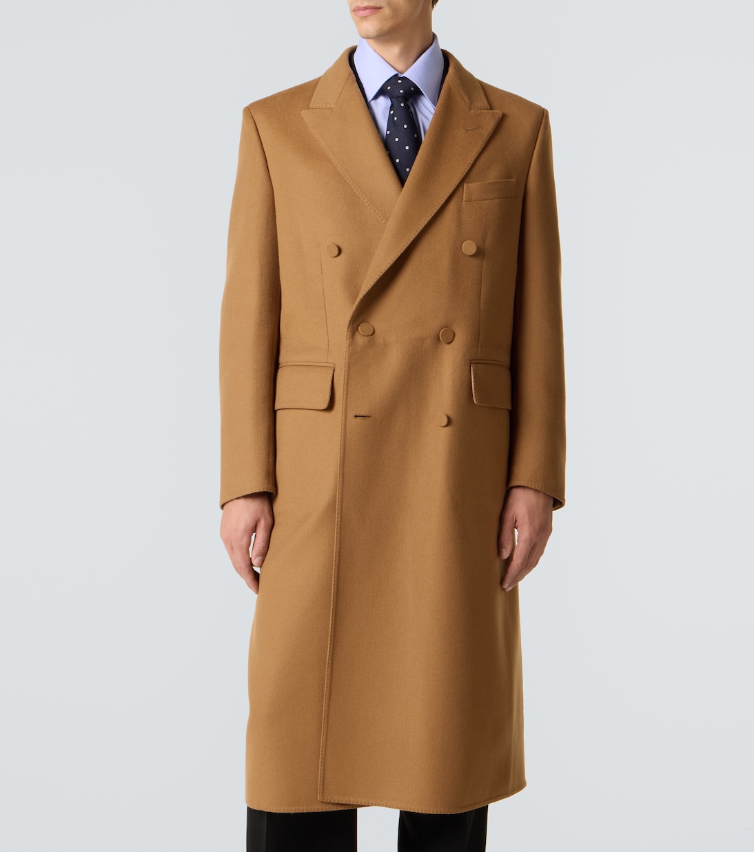 Double-breasted wool and cashmere coat | Tom Ford
