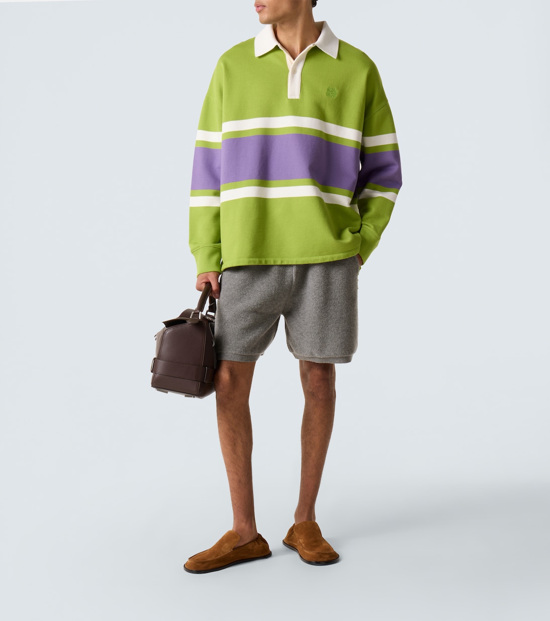 羊毛混纺短裤 | Loewe