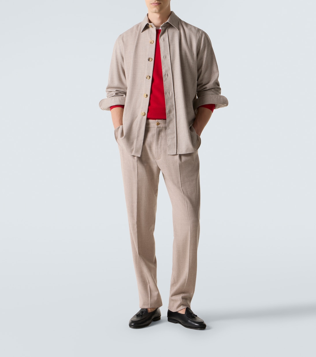 Camisa de lana virgen | Rubinacci