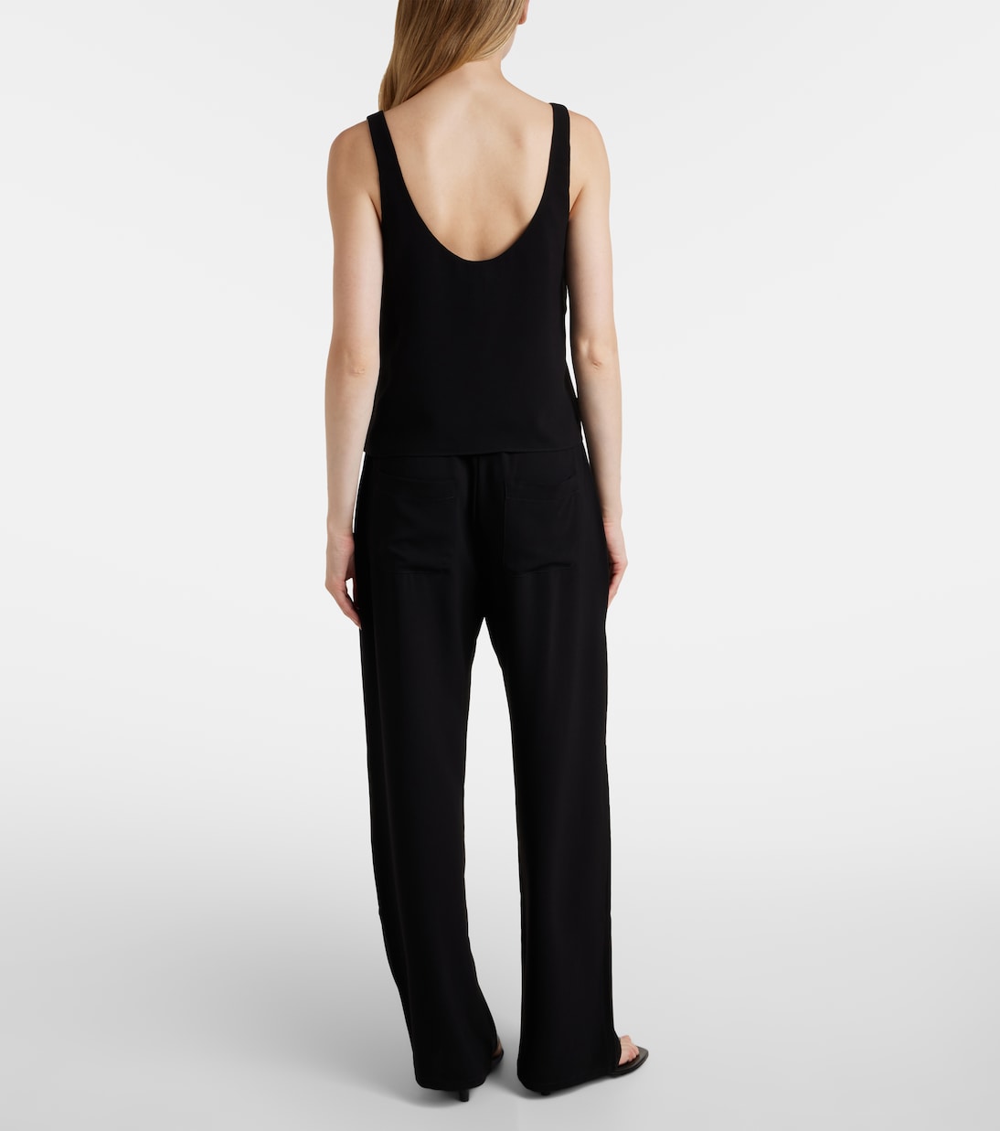 Ari cropped crêpe tank top | Leset