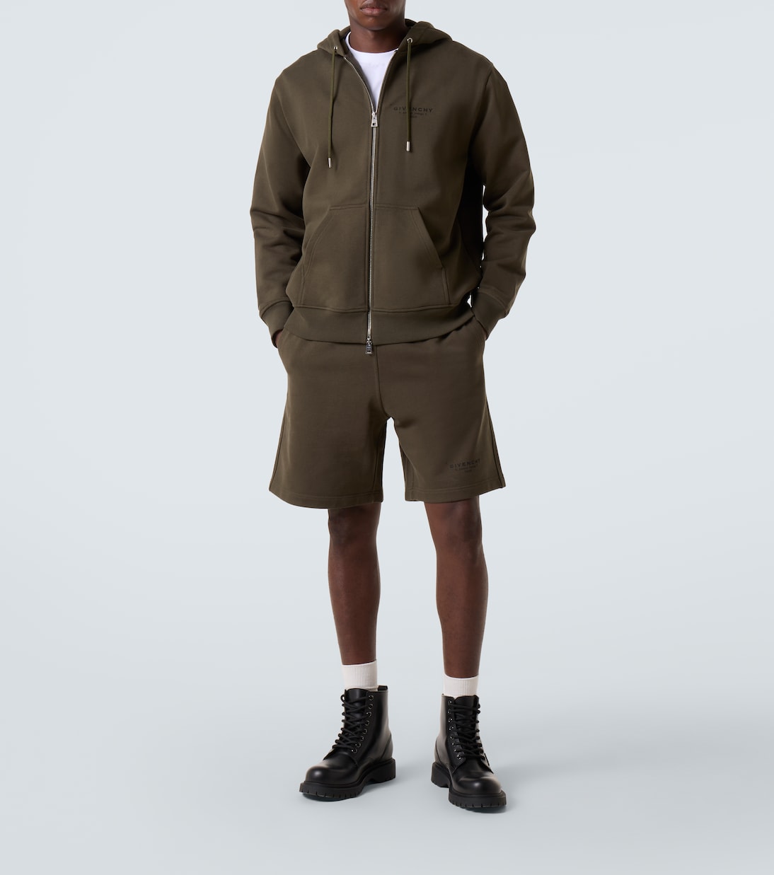 Givenchy Stamp cotton Bermuda shorts | Givenchy