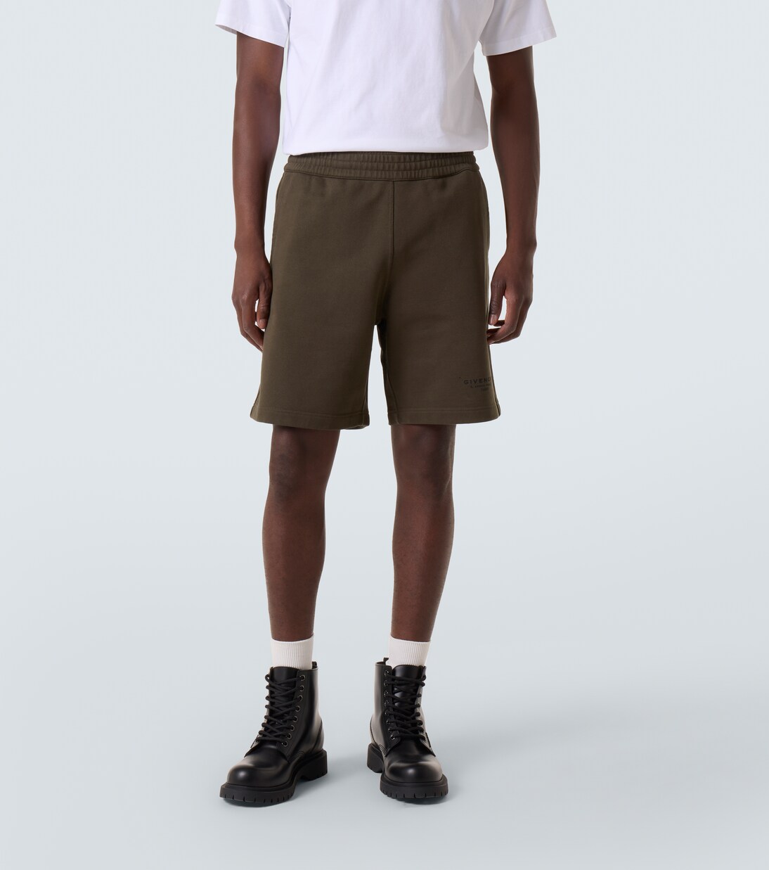 Givenchy Stamp cotton Bermuda shorts | Givenchy