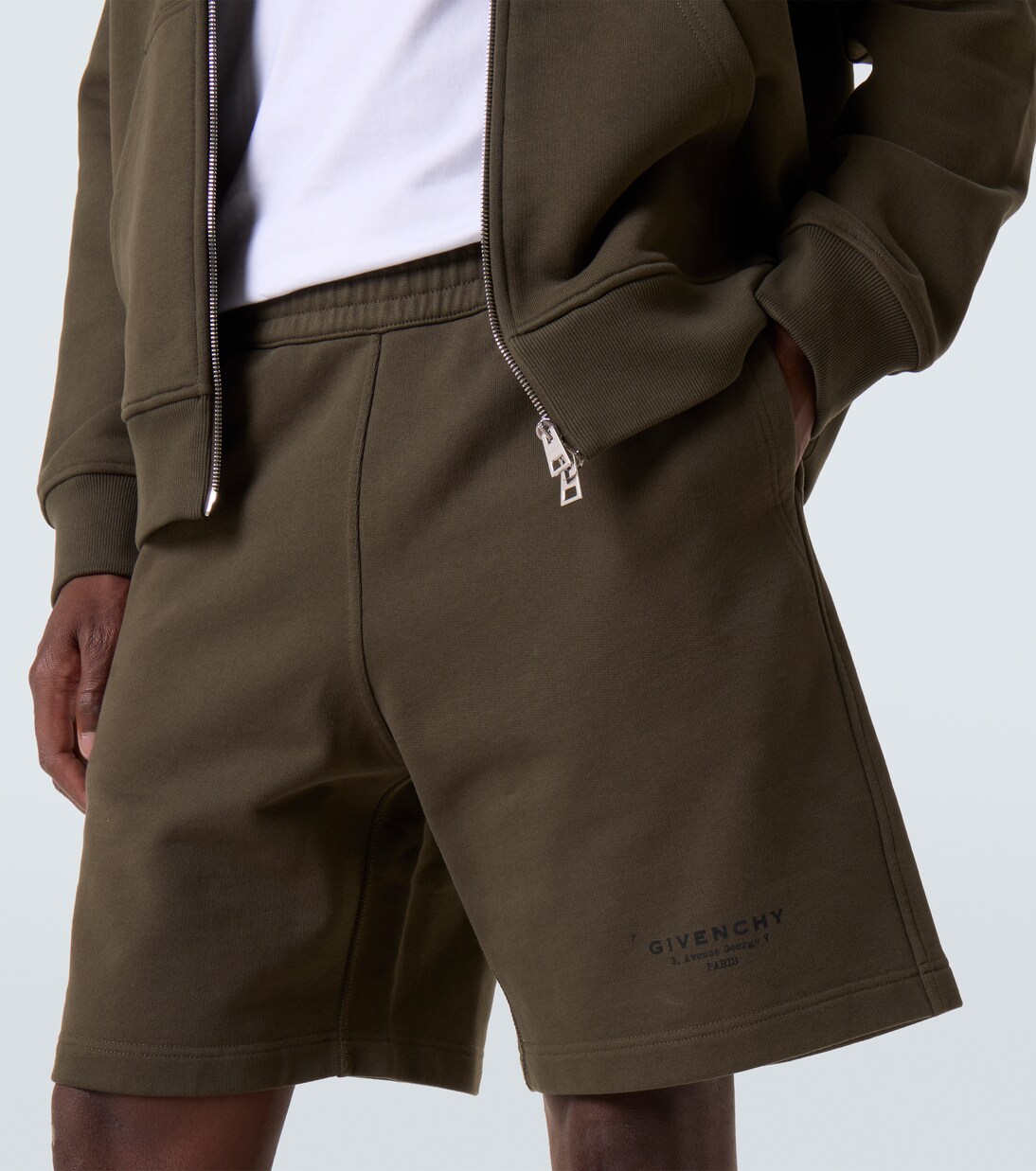 Givenchy Stamp cotton Bermuda shorts | Givenchy