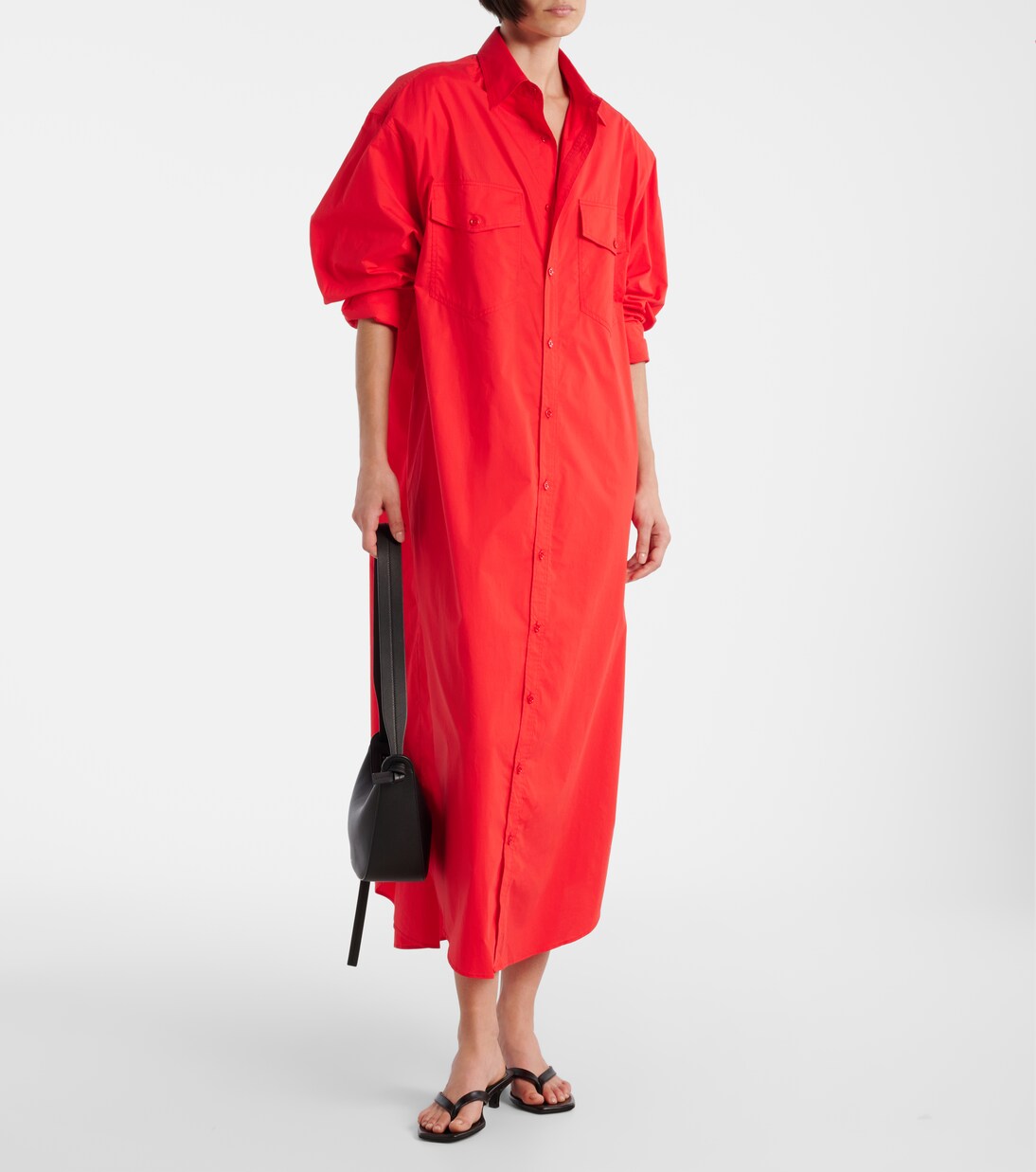 Robe chemise Calren en coton | The Frankie Shop