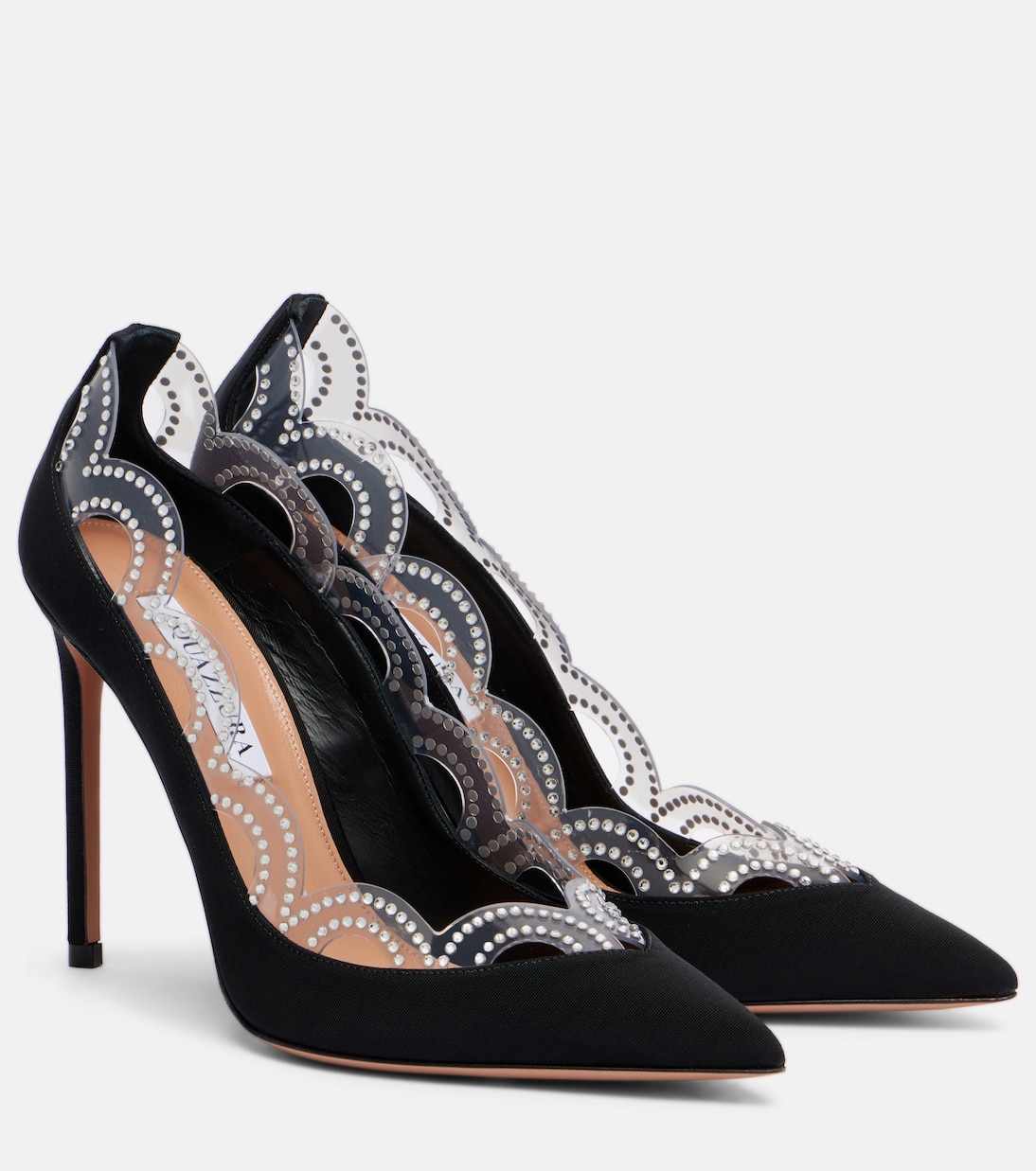 Pumps Je T'Aime 105 mit Kristallen | Aquazzura