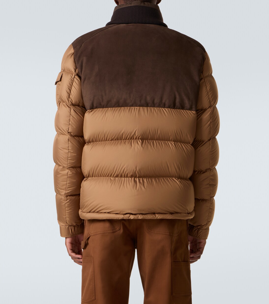 Daunenjacke Cheverny mit Veloursleder | Moncler