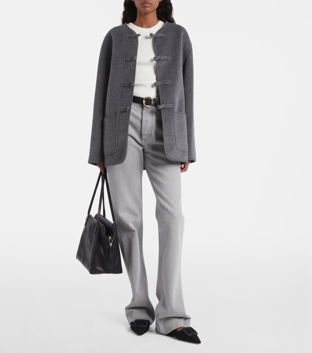 Maysale buckled ballet flats | Manolo Blahnik