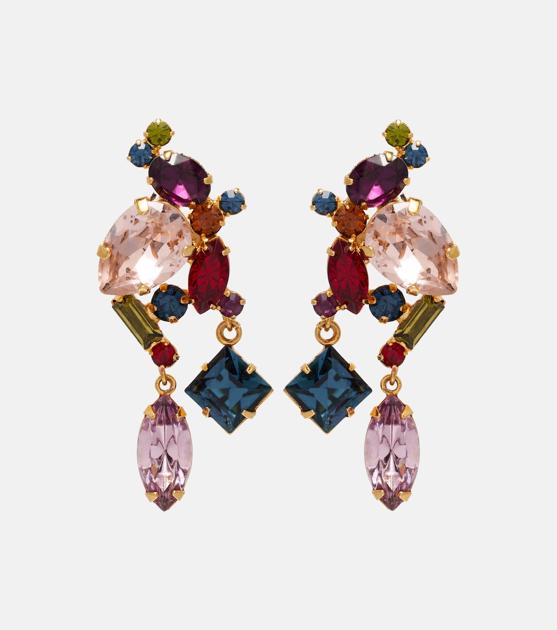 Ohrringe Ambra mit Kristallen | Jennifer Behr