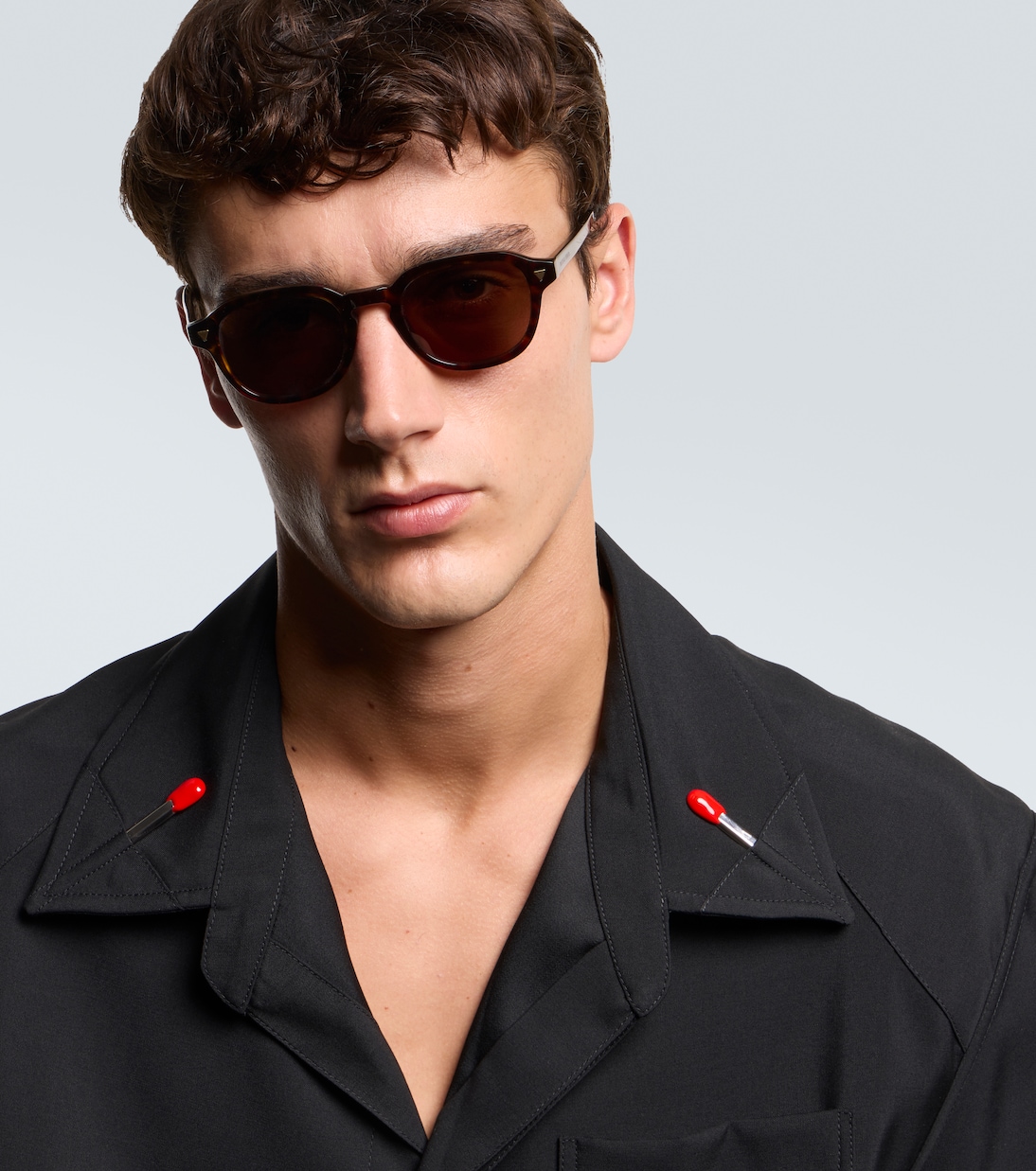 Lunettes de soleil Triangle Stud rondes | Bottega Veneta