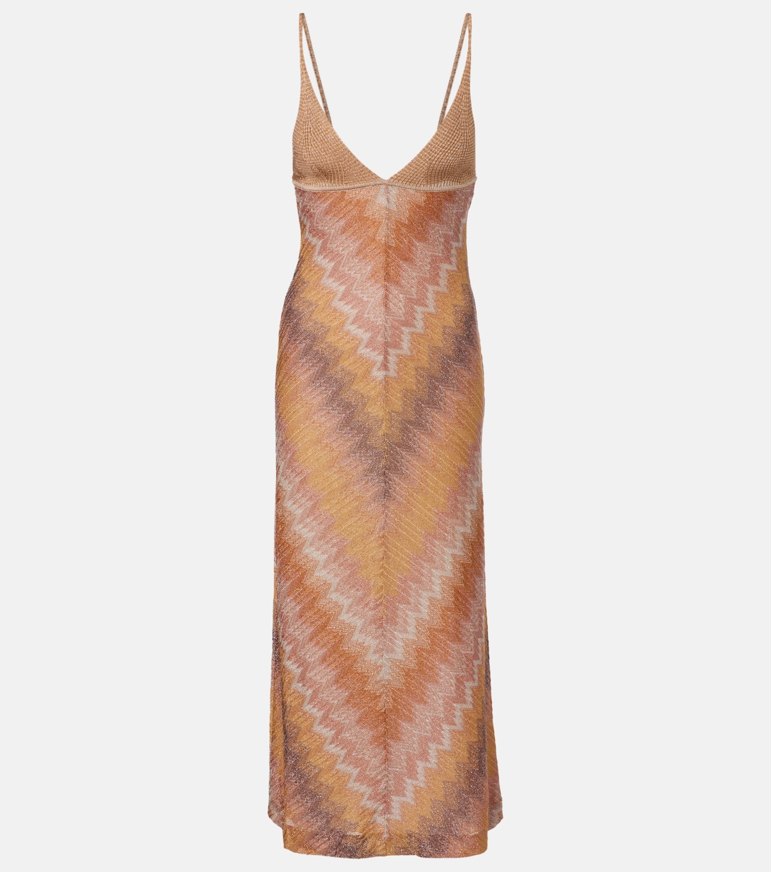 Lamé midi dress | Missoni