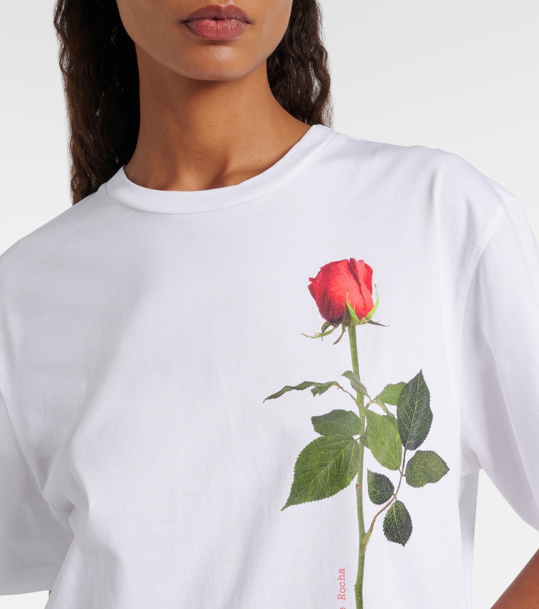 Bedrucktes T-Shirt aus Baumwoll-Jersey | Simone Rocha