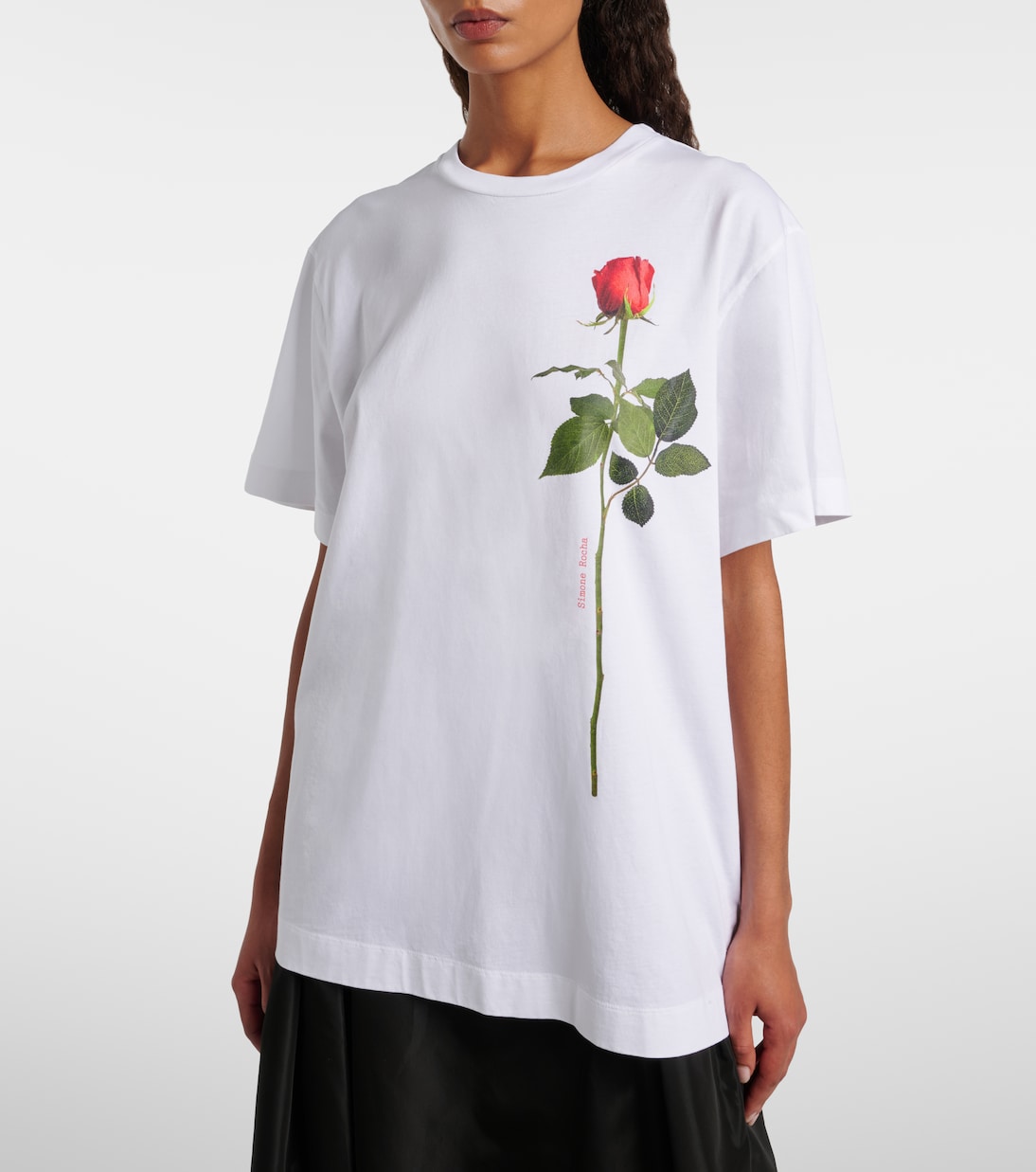Bedrucktes T-Shirt aus Baumwoll-Jersey | Simone Rocha