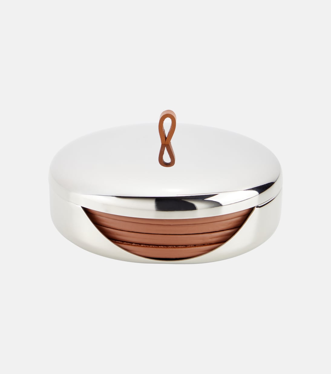 Sky set of 4 leather coasters by Aurélien Barbry | Georg Jensen