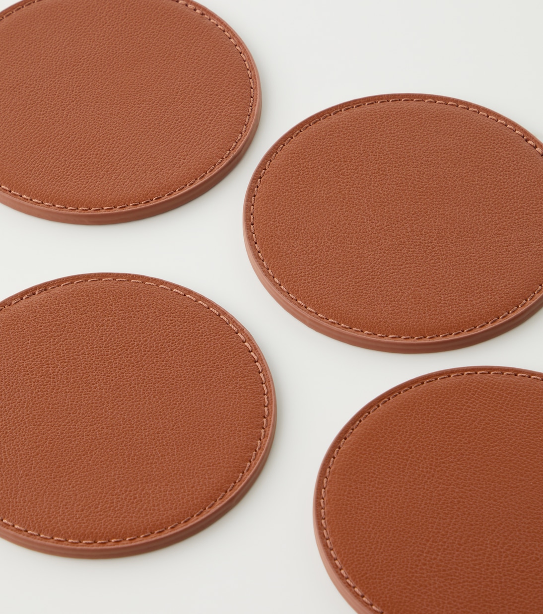 Sky set of 4 leather coasters by Aurélien Barbry | Georg Jensen