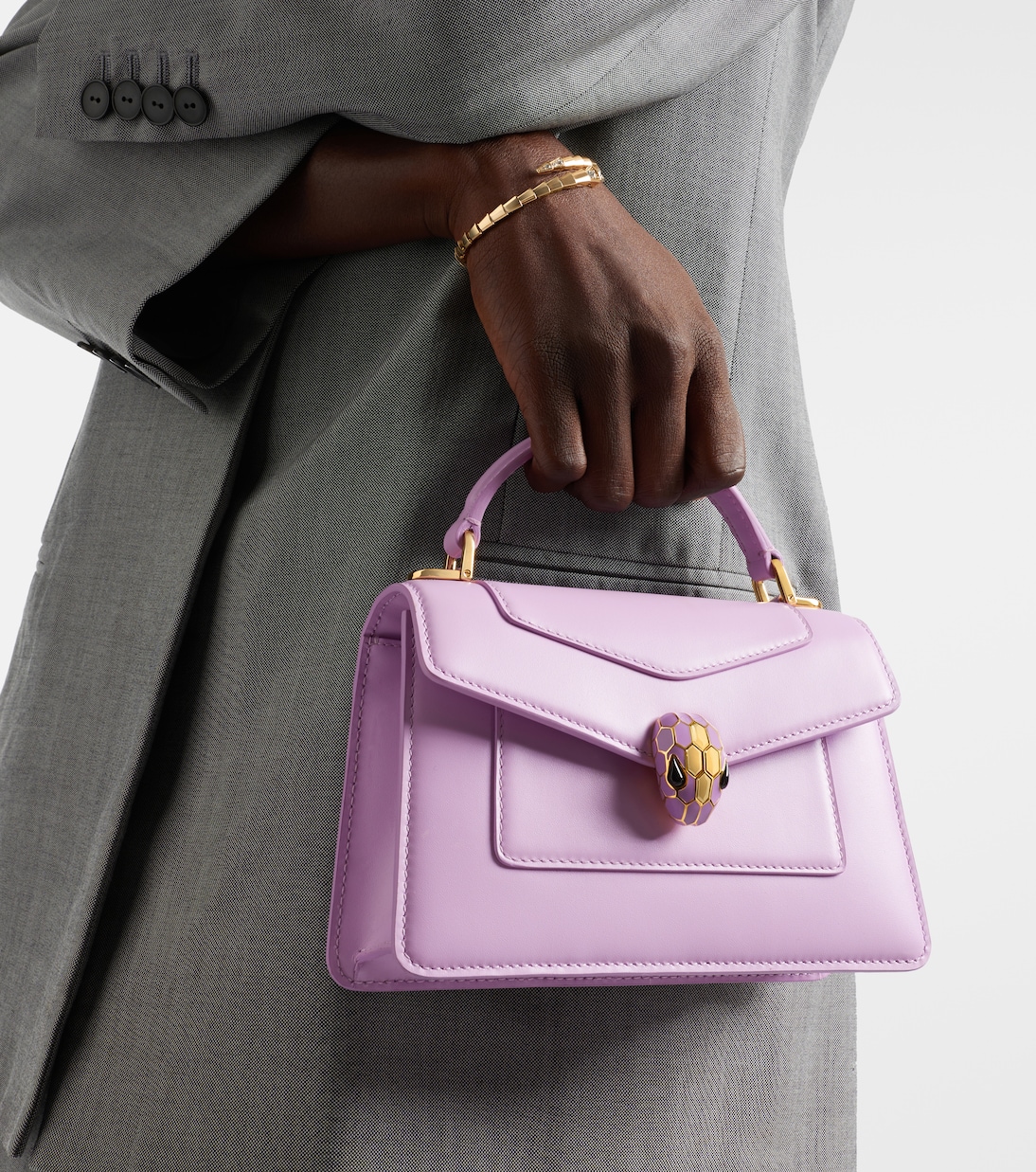 Henkeltasche Serpenti Forever Mini aus Leder | Bvlgari